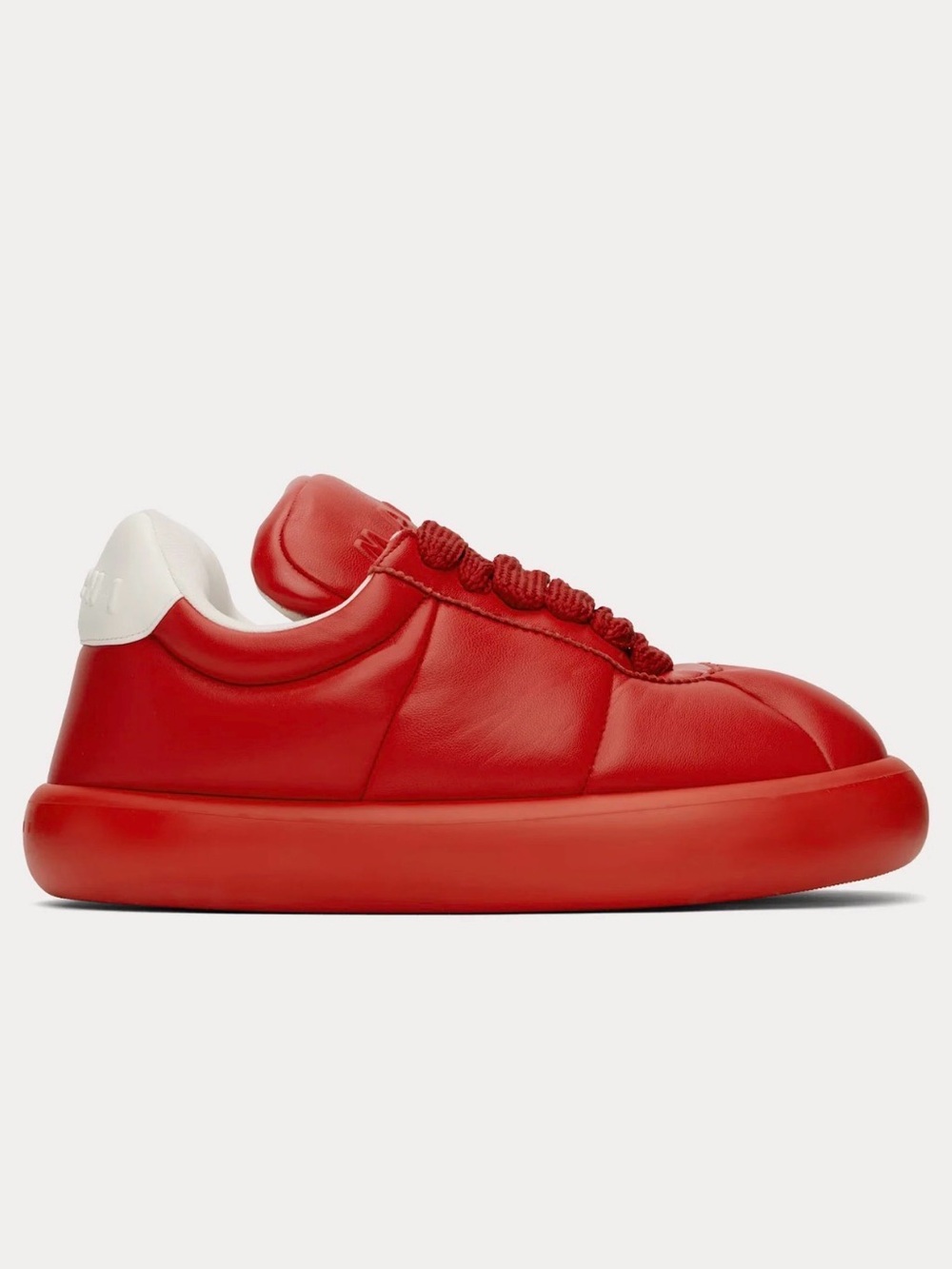Marni BigFoot 2.0 Crimson Red Low Top Sneakers